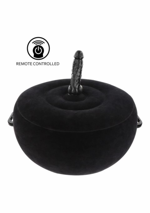 TABOOM Inflatable Seat z pilotem bezprzewodowym, welurowa powierzchnia