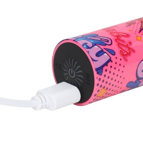 Kaotix Pop Art Wibrujący Model Ładowalny Rożowy Design 8714273059291