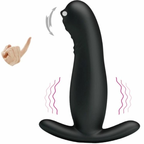 Pretty Love Masażer Prostaty 7 Trybow Wibracji USB Silikonowy Czarny
