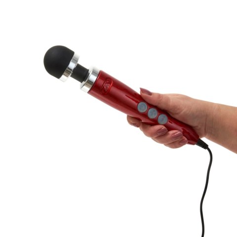 Doxy Wand Number 3 Czerwony masażer USB-C kompaktowy 28cm