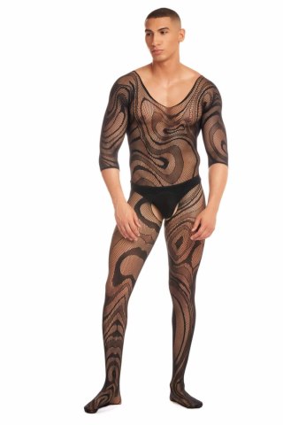 Rene Rofe Supernova komplet dwuczęściowy czarny dla mężczyzn