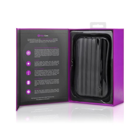B-Vibe Novice Plug Fuchsia - Bezprzewodowy model silikonowy, 10 cm
