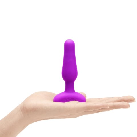 B-Vibe Novice Plug Fuchsia - Bezprzewodowy model silikonowy, 10 cm