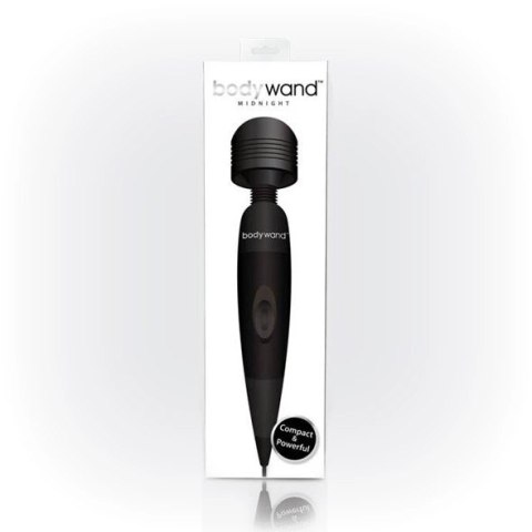 Bodywand Midnight Plug-In Black - sieciowy masażer z regulacją mocy 25 cm