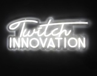 LED Neon Brand Sign Twitch Innovation - podświetlany szyld dekoracyjny EU