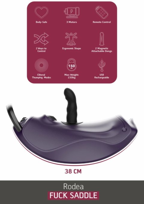 She.E.O Rodea Fuck Seat - siedzisko intymne z 2 wymiennymi końcowkami