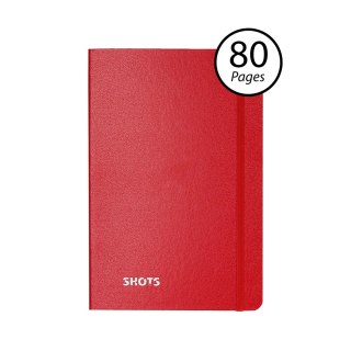 Shots Notes A5 - designerski notes z wytrzymałą okładką, 100 stron