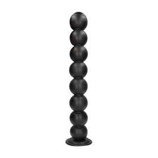 Balls of Lust model Anal Plug 55 cm czarny - system kulkowy, przyssawka