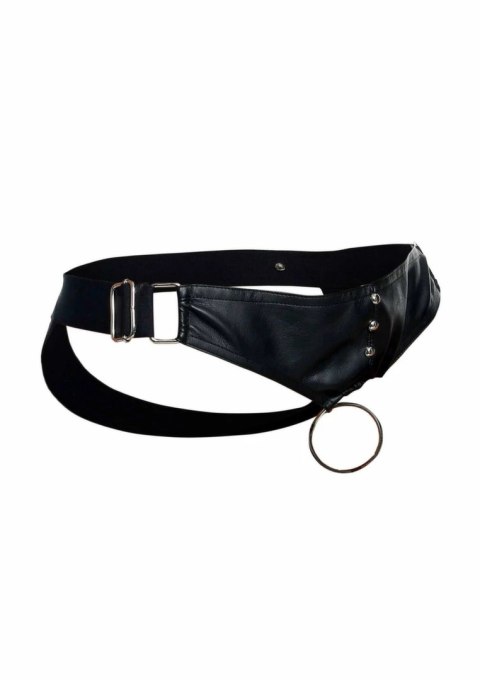 DNGEON Cockring Jockstrap pas z metalowymi nitami i otwartym tyłem