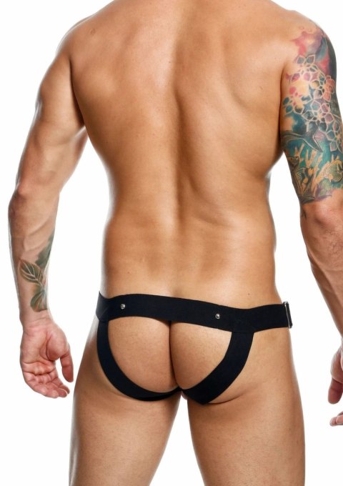 DNGEON Cockring Jockstrap pas z metalowymi nitami i otwartym tyłem