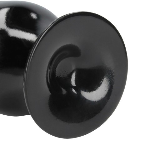 Mega X Plug anatomiczny 29 cm czarny z przyssawką