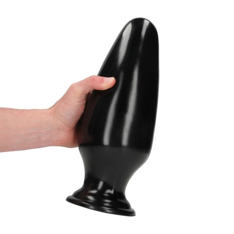 Mega X Plug anatomiczny 29 cm czarny z przyssawką