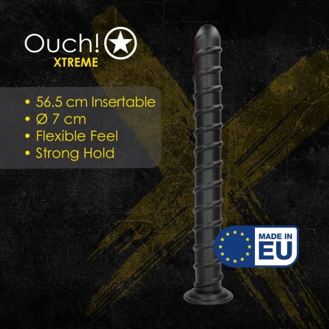 Pole of Power model Anal Plug 56,5 cm czarny z przyssawką