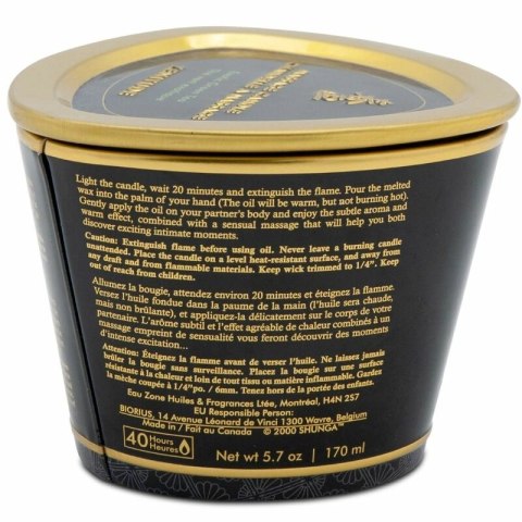SHUNGA Świeca do masażu Mango 170 ml - aromatyczny olejek do masażu