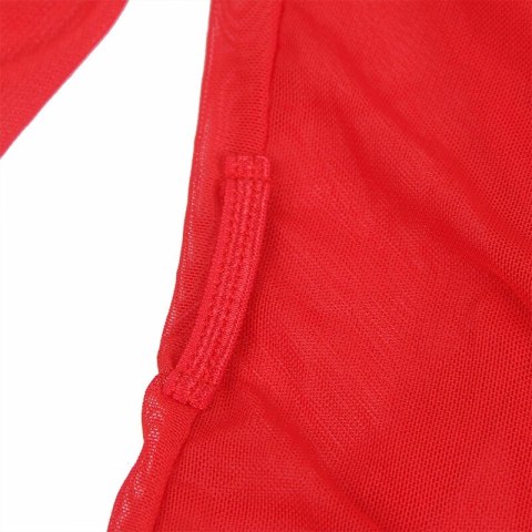 Subblime Babydoll L/XL Czerwony z Koronką Transparentny Komplet