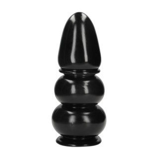 Ultra Collosus Anal Plug 33 cm Black - duży model z przyssawką