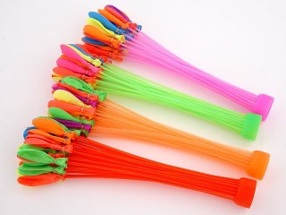 Balony wodne 4 kpl x 36 szt na wodę 8cm, wiązka 37szt