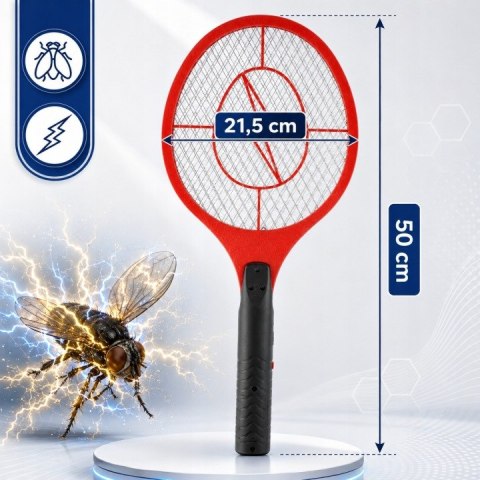 Elektryczna paletka do łapania much łapka packa na muchy komary ćmy i muszki EHQ004