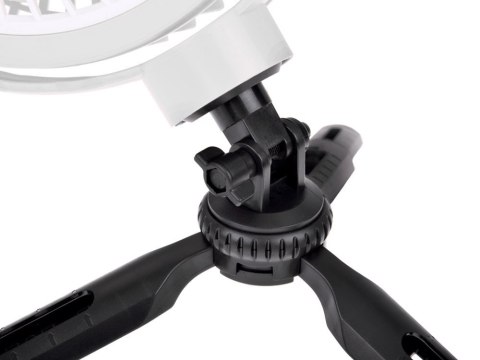 Cichy wiatrak biurkowy wentylator bezprzewodowy usb 3 x nawiew biały ZA5609 BI