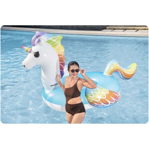 Dmuchany Jednorożec XXL 224x164cm Bestway