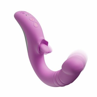 Good Vibes Only Thrusting Tongue Vibrator rożowy 19 trybow