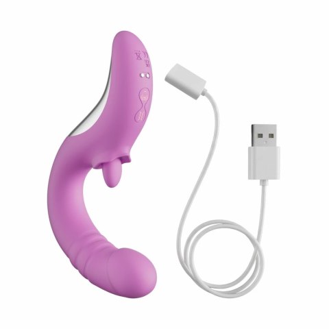 Good Vibes Only Thrusting Tongue Vibrator rożowy 19 trybow