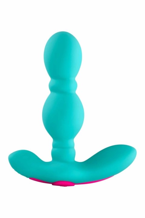 FEMMEFUNN FUNN PLUG TURQUOISE - silikonowy wibrujący korek, 20 trybow