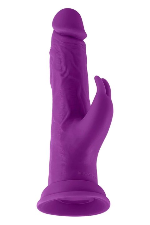 FemmeFunn Wireless Turbo Rabbit Purple - silikonowa maszyna intymna 21 cm
