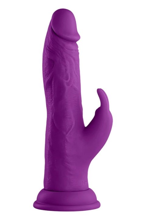 FemmeFunn Wireless Turbo Rabbit Purple - silikonowa maszyna intymna 21 cm