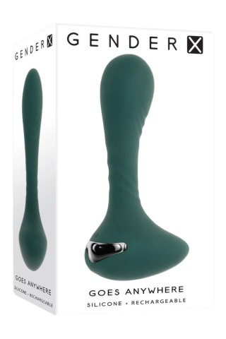 Gender X Goes Anywhere wibrująca maszyna intymna silikonowa USB 12,3 cm