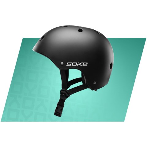 Kask sportowy Soke K1 czarny M