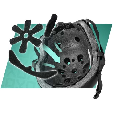 Kask sportowy Soke K1 czarny M