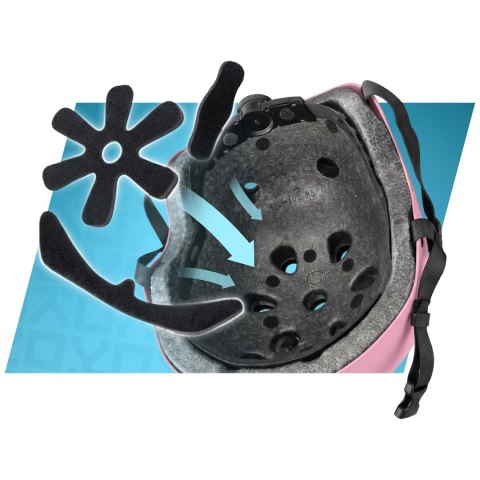 Kask sportowy Soke K1 różowy M