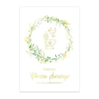 Album A5 książeczka Chrzest - 13 Od Ojca Chrzestnego