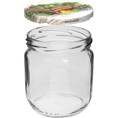 Słoik TO Gurken 425 ml zakrętką kolorową fi 82 / 6 - 6 szt. 132425