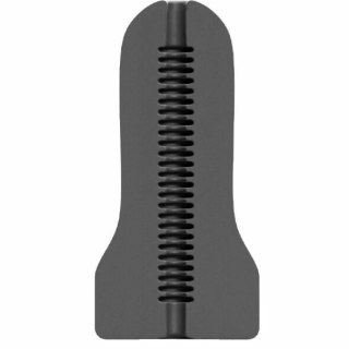 All Black Model Pierścieniowy AB22 Intymny System 17 cm Czarny