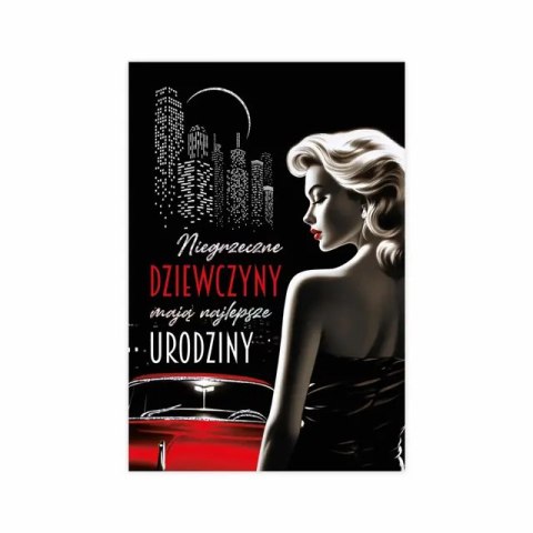 B6 kartka na Urodziny Retro - 25