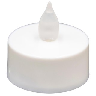 ZESTAW 4 ŚWIECZEK TEA LIGHT LED TIMER BIAŁY