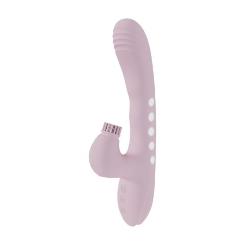 VIVE Andria - wielofunkcyjny stymulator z LED, rożowy, 10 trybow