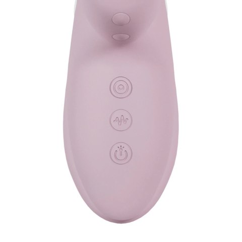 VIVE Andria - wielofunkcyjny stymulator z LED, rożowy, 10 trybow