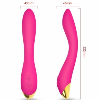 ARMONY Flamingo wielopozycyjny wibrator fuksja silikonowy 222mm