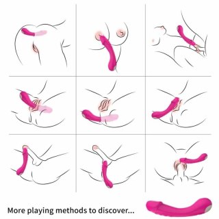 ARMONY G-Spot Wibrator silikonowy fioletowy 9 trybow wodoodporny