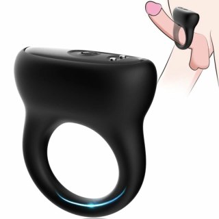 ARMONY Wibrator pierścieniowy czarny USB 9 trybow wodoodporny