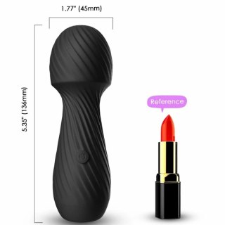 ARMONY masażer i wibrator mini czarny 9 trybow wodoodporny USB