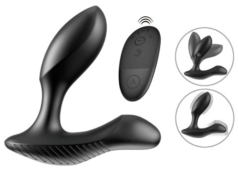 Arcwave Perk - silikonowy masażer anatomiczny z pilotem, wodoodporny