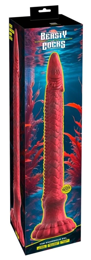 Beasty Cocks The Enormous Eel silikonowy model fantasy 65,5 cm czarny