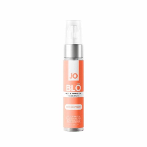 JO BLŌ Żel do Stymulacji Ust Mango Peach 30ml - tropikalny smak, efekt chłodzenia