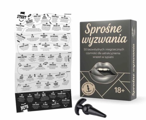 Sprośne Wyzwania Gra dla Par 50 Zadań Planszowa 18+ Prezent