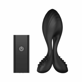 Nexus Bendz Small - Wibrująca zatyczka analna z regulacją kształtu, czarna, wodoodporna