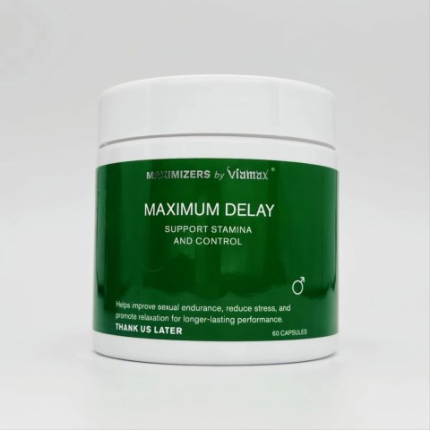 Viamax Maximizers Maximum Delay 60 kapsułek - wsparcie energii i wytrzymałości